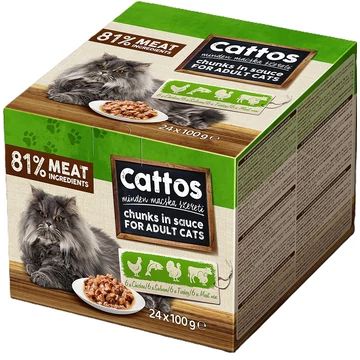 Cattos macska 24x100 g alutasak