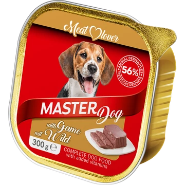 Master Dog kutya alutálka 300 g Vad