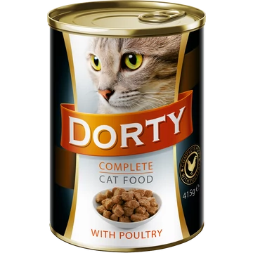 Dorty nedves macskaeledel  415 g baromfi ragu szószban