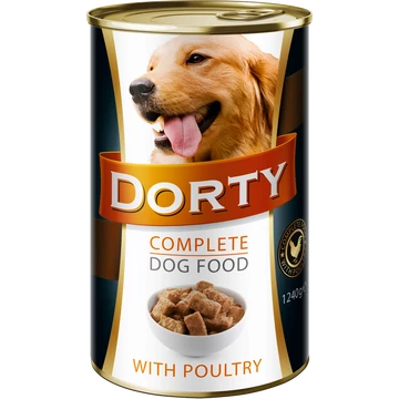 Dorty nedves kutyaeledel  1240 g baromfi ragu szószban