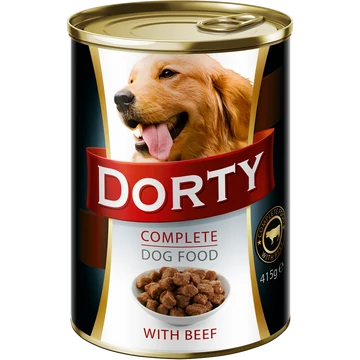 Dorty nedves kutyaeledel  415 g marha ragu szószban