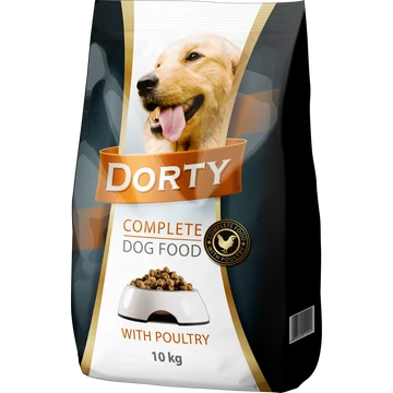 Dorty szárazeledel 10 kg baromfival