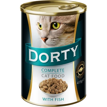 Dorty nedves macskaeledel  415 g halas ragu szószban