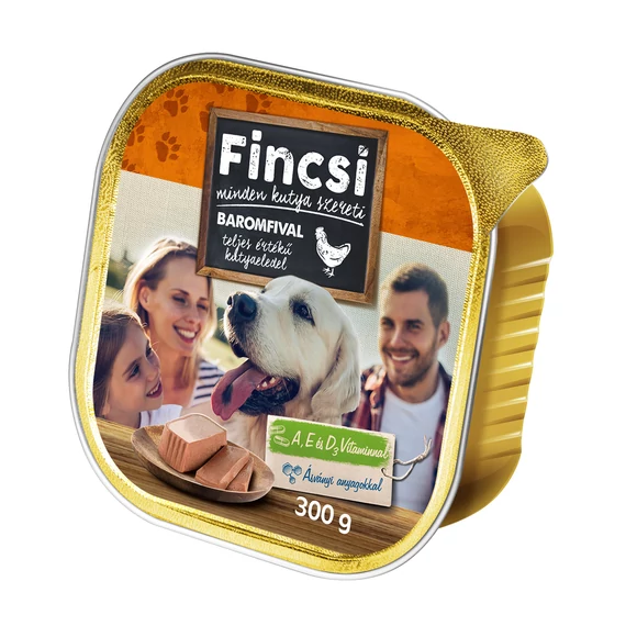 Fincsi Alucup Kutya  300 g baromfi