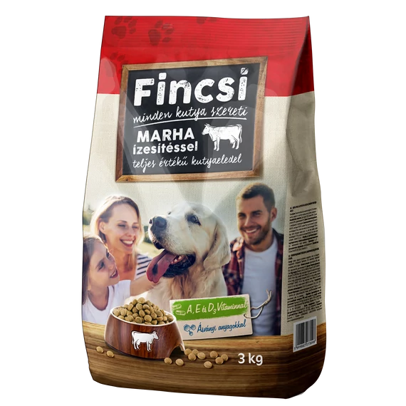 Fincsi Kutyaeledel 3 kg marha 