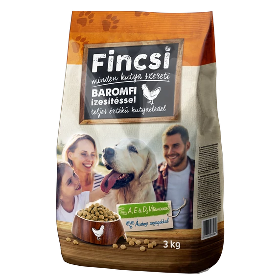 Fincsi Kutyaeledel 3 kg baromfi 